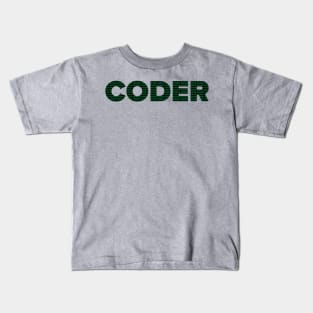 Coder (Binary) Kids T-Shirt